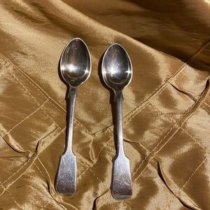 S&S silver plated spoons vintage
